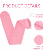 Plush Adjustable Spa Headband - Image 4