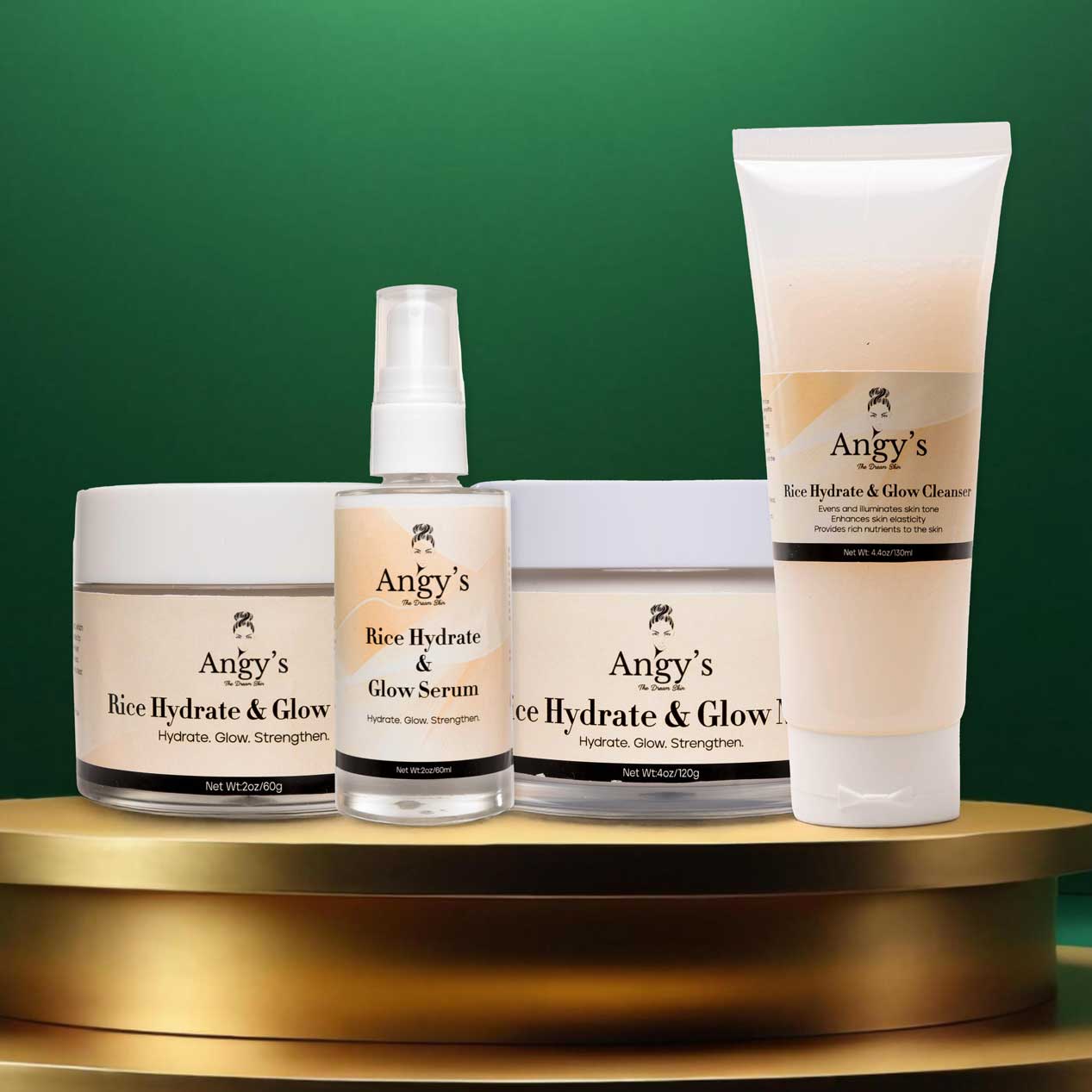 Rice Hydrate & Glow Face Care Set